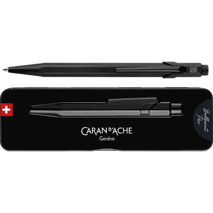 CARAN D'ACHE Druckkugelschreiber 849 BLACK CODE, schwarz