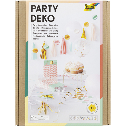 folia Party-Dekobox "Girls", 41-teilig
