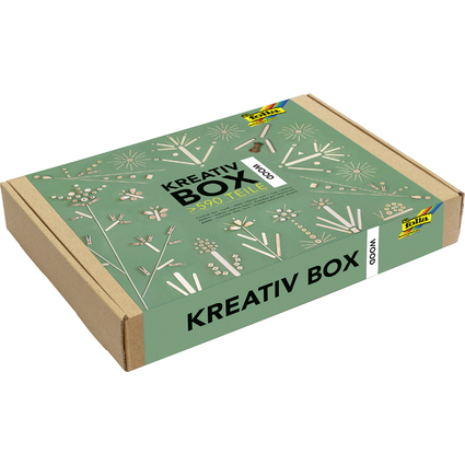 folia Kreativ Box "Wood", Holz-Mix, ber 590 Teile