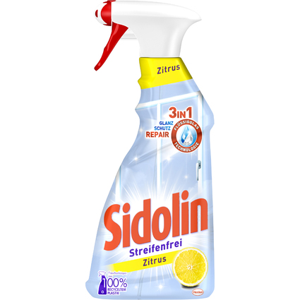 Sidolin Glasreiniger Zitrus, 500 ml Sprhflasche