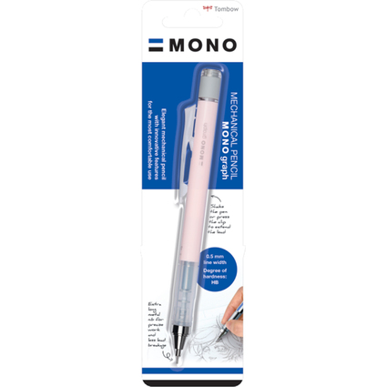 Tombow Druckbleistift "MONO graph" Pastell, korallenrosa