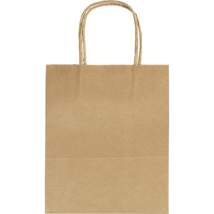 folia Papiertten, Kraftpapier, 180 x 80 x 210 mm, natur