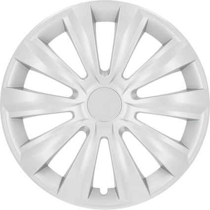 cartrend Radzierblende "Delta", silber, 15" (38,10 cm)