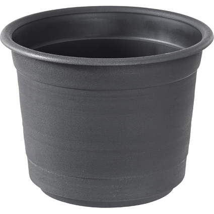 orthex Blumentopf EPOQUE, Durchmesser: 240 mm, schwarz