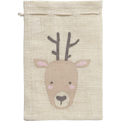 folia Jutesack "Rentier", (B)170 x (H)250 mm, natur