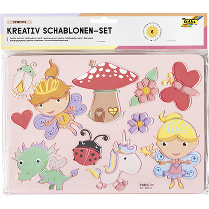 folia Kreativ-Schablonen "Princess"