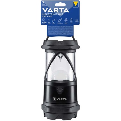 VARTA Campingleuchte "Indestructible L30 Pro", schwarz