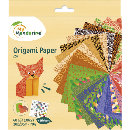 My Mandarine Origami-Faltbltter "Zoo"