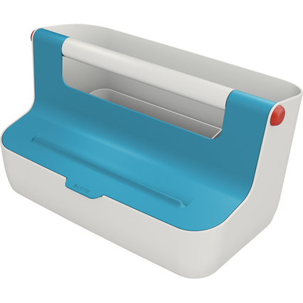 LEITZ Mobile Aufbewahrungsbox Cosy, hellgrau/blau