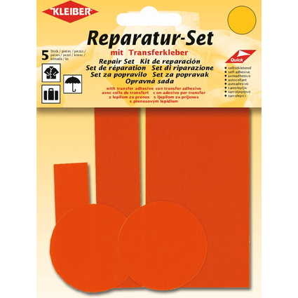 KLEIBER Flicken-Reparatur-Set, neonorange