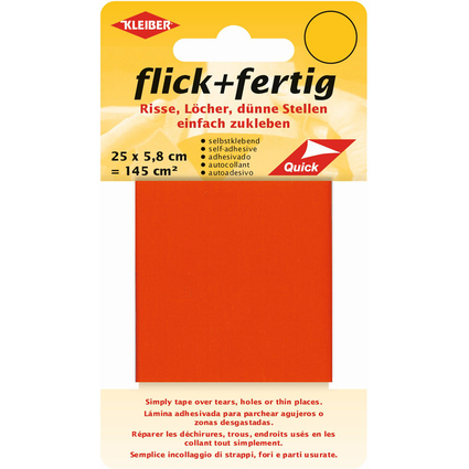 KLEIBER Reparatur-Set Flick + Fertig, neonorange