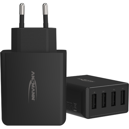 ANSMANN USB-Steckdosenadapter Home Charger HC430, 4x USB-A