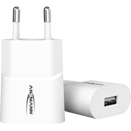 ANSMANN USB-Steckdosenadapter Home Charger HC105, USB-A,wei