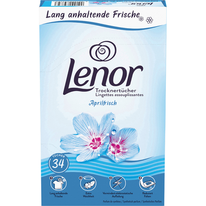 Lenor Trocknertcher "Aprilfrisch", 34 Stck