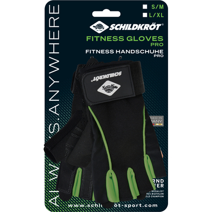SCHILDKRT Fitness-Handschuhe "Pro", Gre S-M
