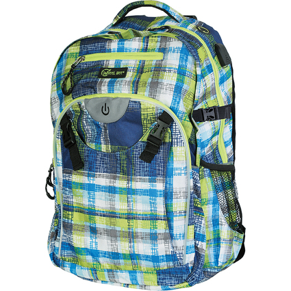 WHEEL BEE Freizeit-Rucksack Generation Z, blau/grn/wei