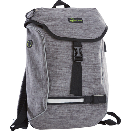 WHEEL BEE Freizeit-Rucksack City Lights, grau