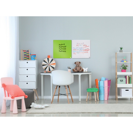 nobo Weiwandtafel, quadratisch, (B)360 x (H)360 mm, grn