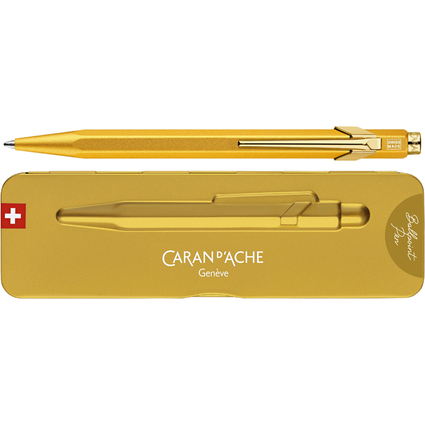 CARAN D'ACHE Druckkugelschreiber 849 Goldbar, gold