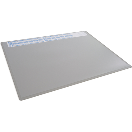 DURABLE Schreibunterlage mit Kalender, PP, grau