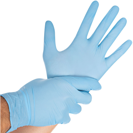 HYGOSTAR Untersuchungs-Handschuh SAFE VIRUS, XL, blau