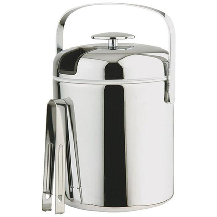 APS Eiskhler-Set POLAR, aus Edelstahl, 1,3 Liter, silber
