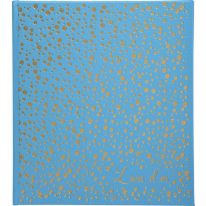 EXACOMPTA Gstebuch Plum, 190 x 210 mm, trkis / gold