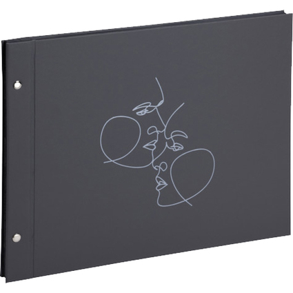 EXACOMPTA Schraubalbum Art, 370 x 290 mm, schwarz