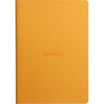 RHODIA Notizheft RHODIARAMA, DIN A5, liniert, orange