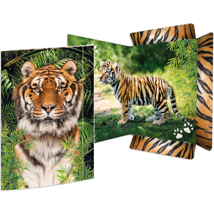 RNK Verlag Zeichnungsmappe "Tiger", Karton, DIN A3