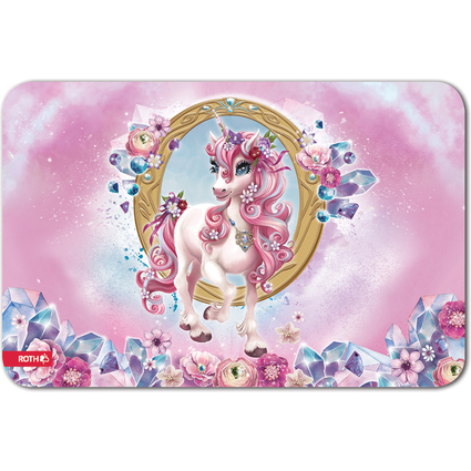 ROTH Schreibunterlage "Einhorn Beauty", Kunstleder