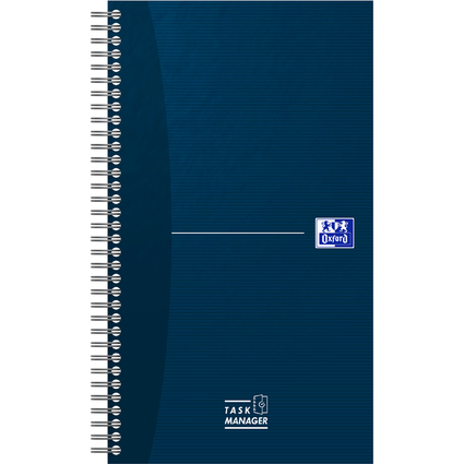 Oxford Office Essentials TaskManager, 141 x 246 mm, blau