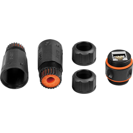 LogiLink Outdoor Patchkabel-Verbinder, Kat.6A, geschirmt