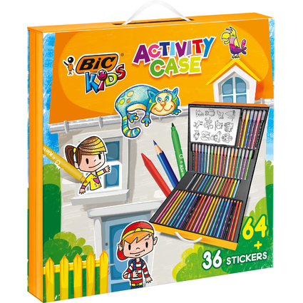 BIC KIDS Zeichenset "ACTIVITY CASE", 100-teilig