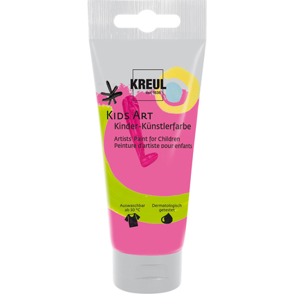 KREUL Kids Art Kinder-Knstlerfarbe, 75 ml, neonpink