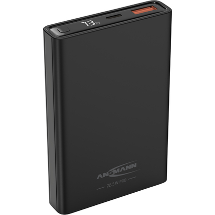 ANSMANN Powerbank PB222PD, 10.000 mAh, schwarz
