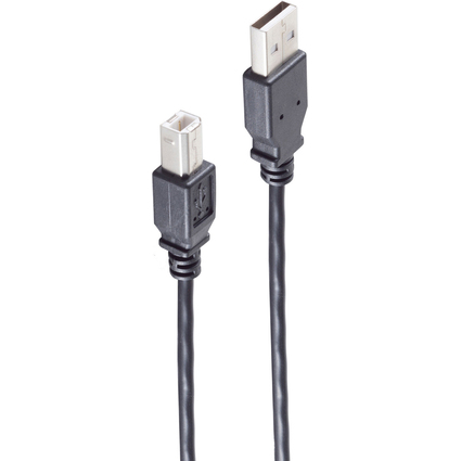 shiverpeaks BASIC-S USB 2.0 Kabel, A-Stecker - B-Stecker