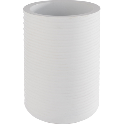 APS Flaschenkhler ELEMENT, Beton geriffelt, wei