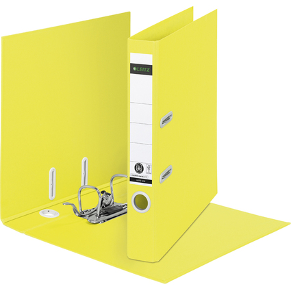 LEITZ Ordner Recycle, 180 Grad, 50 mm, gelb