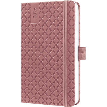 sigel Taschenkalender Jolie Flair 2026, Kunstleder,rostbraun