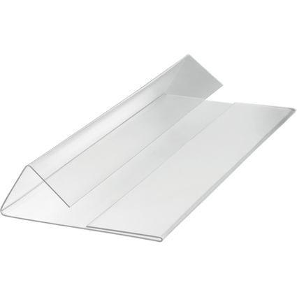 DURABLE Kennzeichnungstasche HARD COVER, Falz 1/2 A5 quer