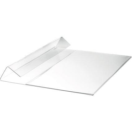 DURABLE Kennzeichnungstasche HARD COVER, Falz A5 quer