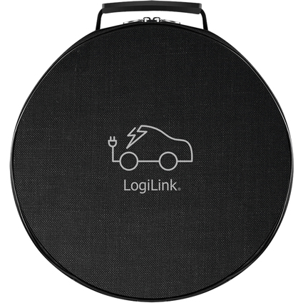 LogiLink Schutztasche fr Auto-Ladekabel, rund, Nylon