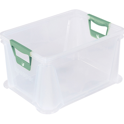 keeeper Aufbewahrungsbox "luis", 20 Liter, transparent