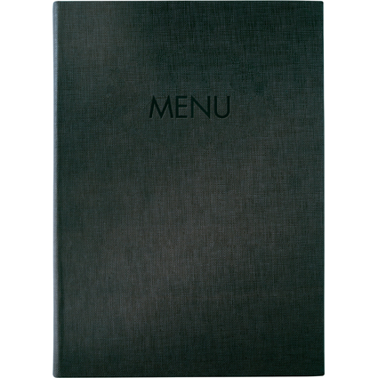 sigel Speisekarten-Mappe MENU, DIN A4, anthrazit