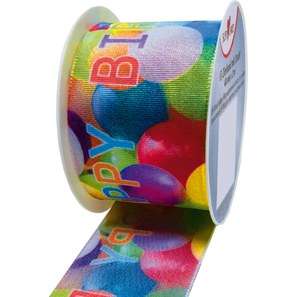 SUSY CARD Geschenkband auf Spule "Luftballons"