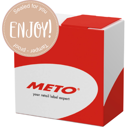 METO Siegeletiketten "Enjoy - Sealed for you"