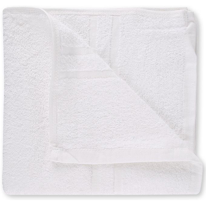 HYGOSTAR Handtuch, 500 x 1.000 mm, aus Baumwolle, wei