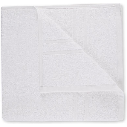 HYGOSTAR Handtuch, 700 x 1.400 mm, aus Baumwolle, wei