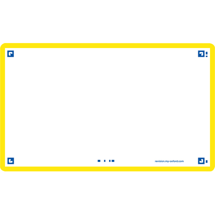 Oxford Karteikarten "Flash 2.0", 75 x 125 mm, blanko, gelb